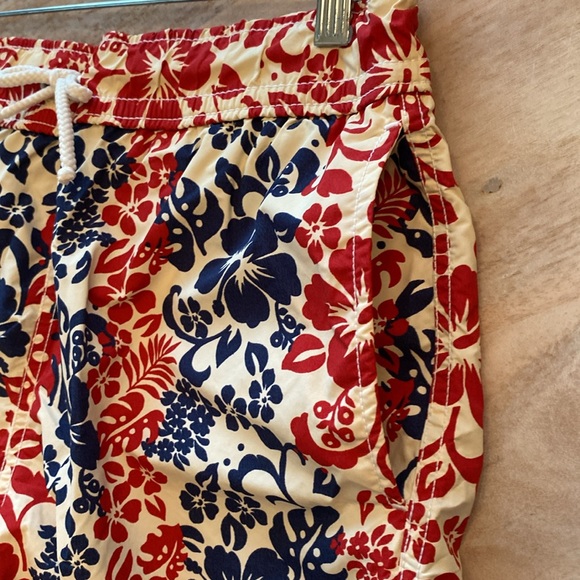 Soobaya Hawaiian Tropical Print Swim Trunks - Picture 5 of 8